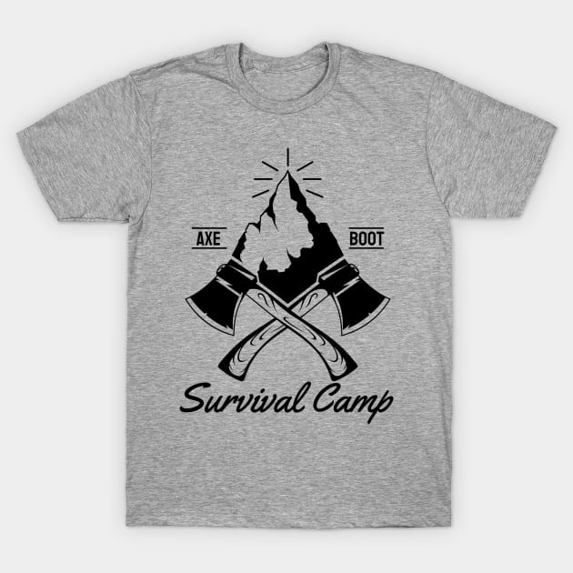 survival camping T-Shirt by EN86-21